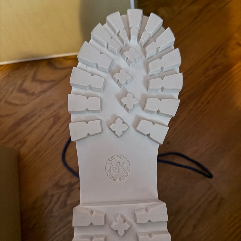 Michael Kors Denim Monogram Sneakers - Picture 6 of 7